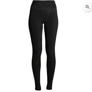 ClimateRight by Cuddl Duds Stretch Women's Warm Stretch Fleece High Rise Size M